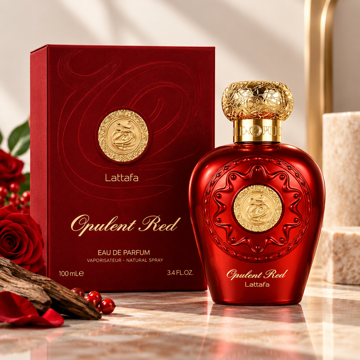 Lattafa Opulent Red Eau De Parfum 100ml