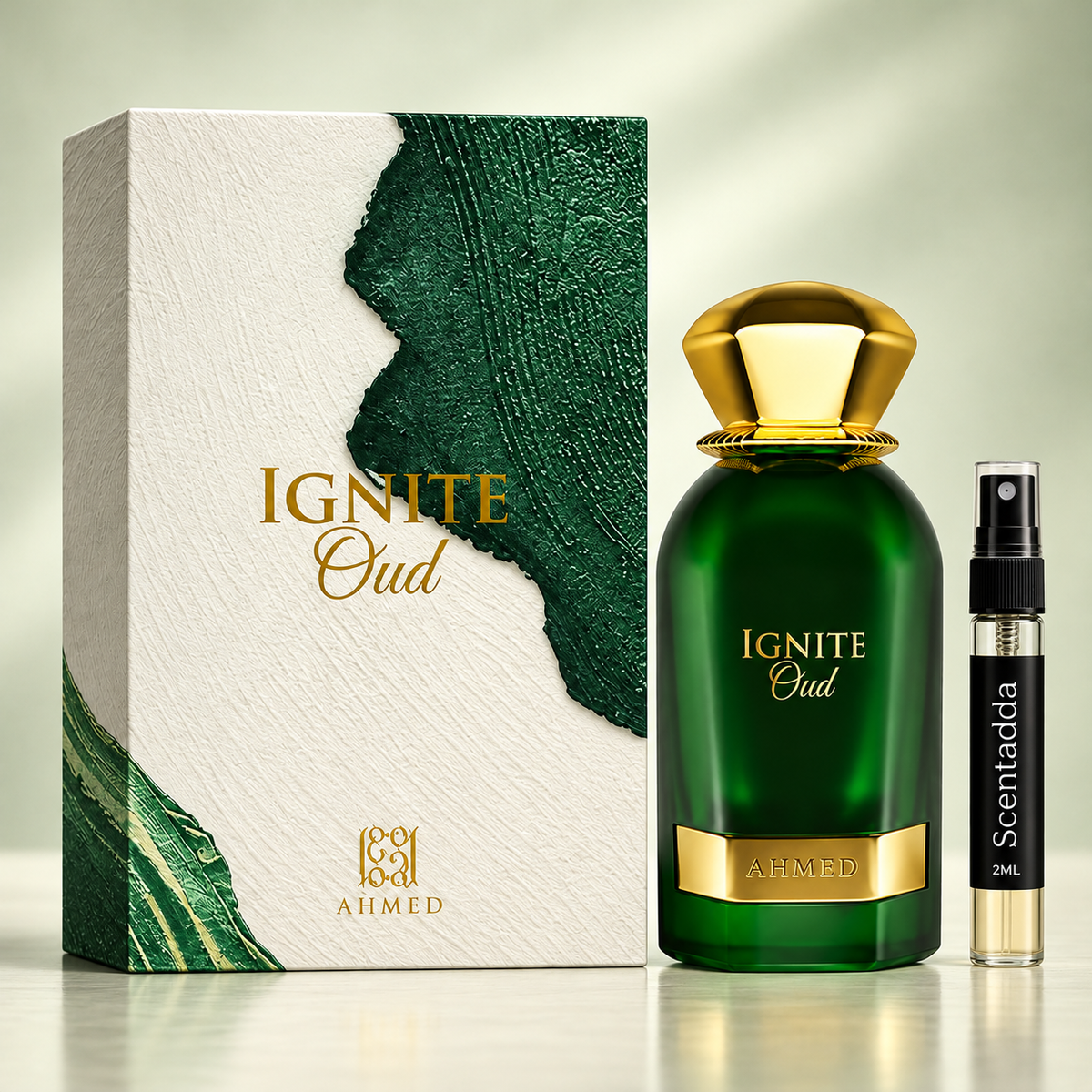 Ahmed Al Maghribi Ignite Oud Eau de Parfum 2ml Tester