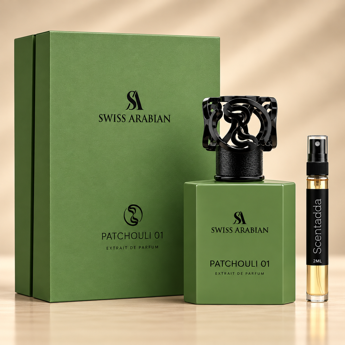 Swiss Arabian Patchouli 01 Extrait de Parfum 2ml Tester