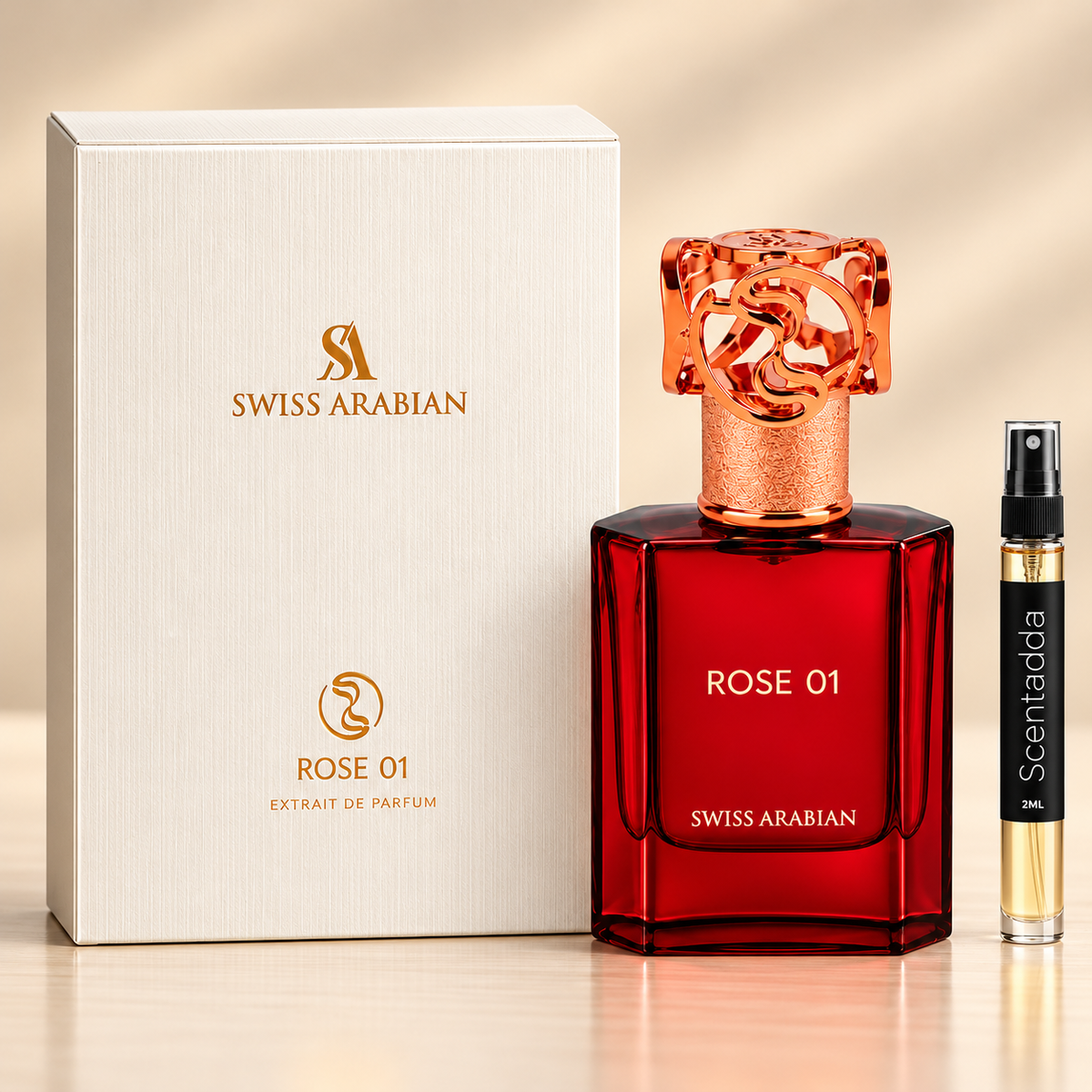 Swiss Arabian Rose 01 Extrait de Parfum 2ml Tester