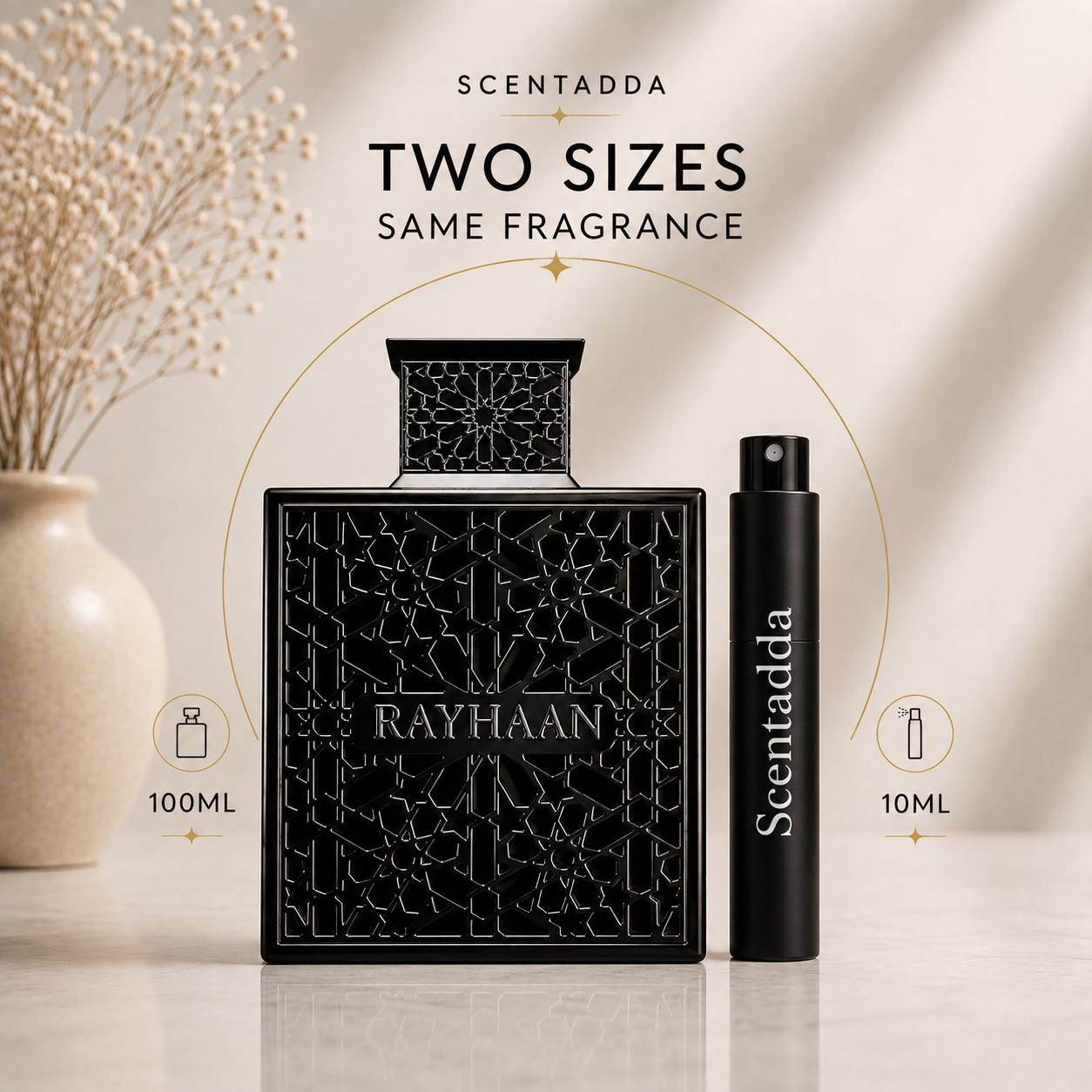 Rayhaan Obsidian 10ML Decant – Premium Fragrance Travel Size