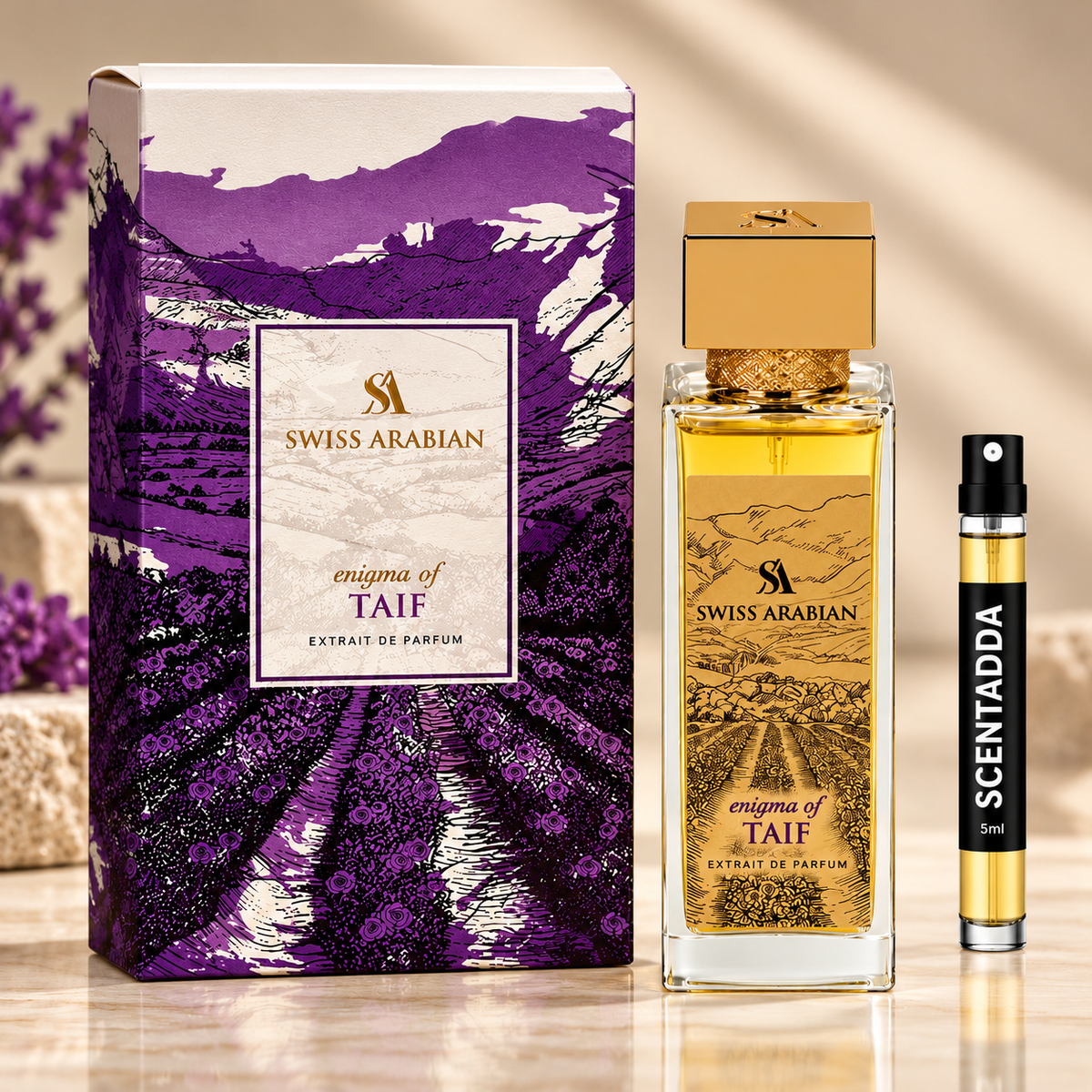 Swiss Arabian Enigma of Taif Extrait de Parfum 5ml Tester