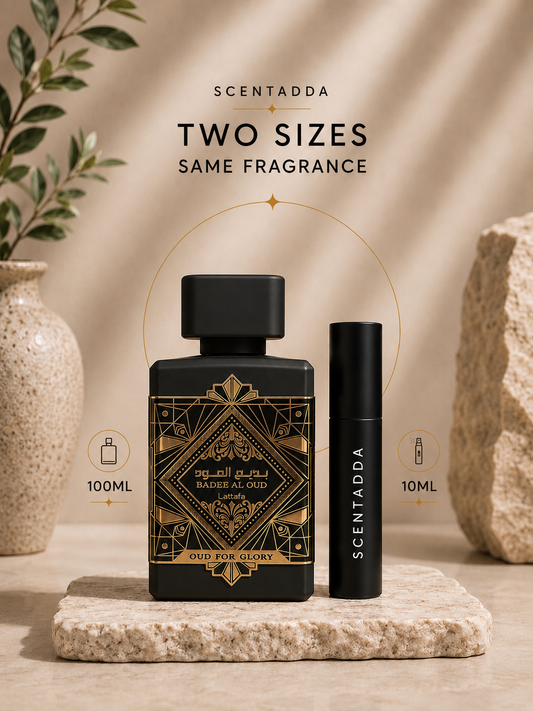 Lattafa Badee Al Oud Oud for Glory 10ml Decant