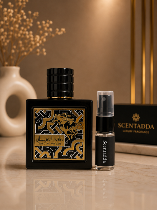 Lattafa Qaed Al Fursan 2ml Perfume Tester