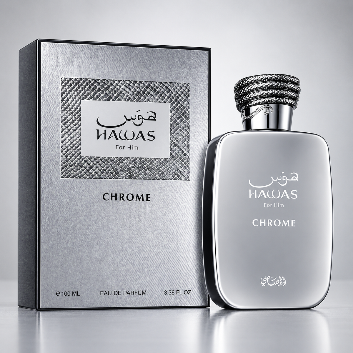 Hawas Chrome For Him Eau de Parfum 100ml | Premium Men's Perfume