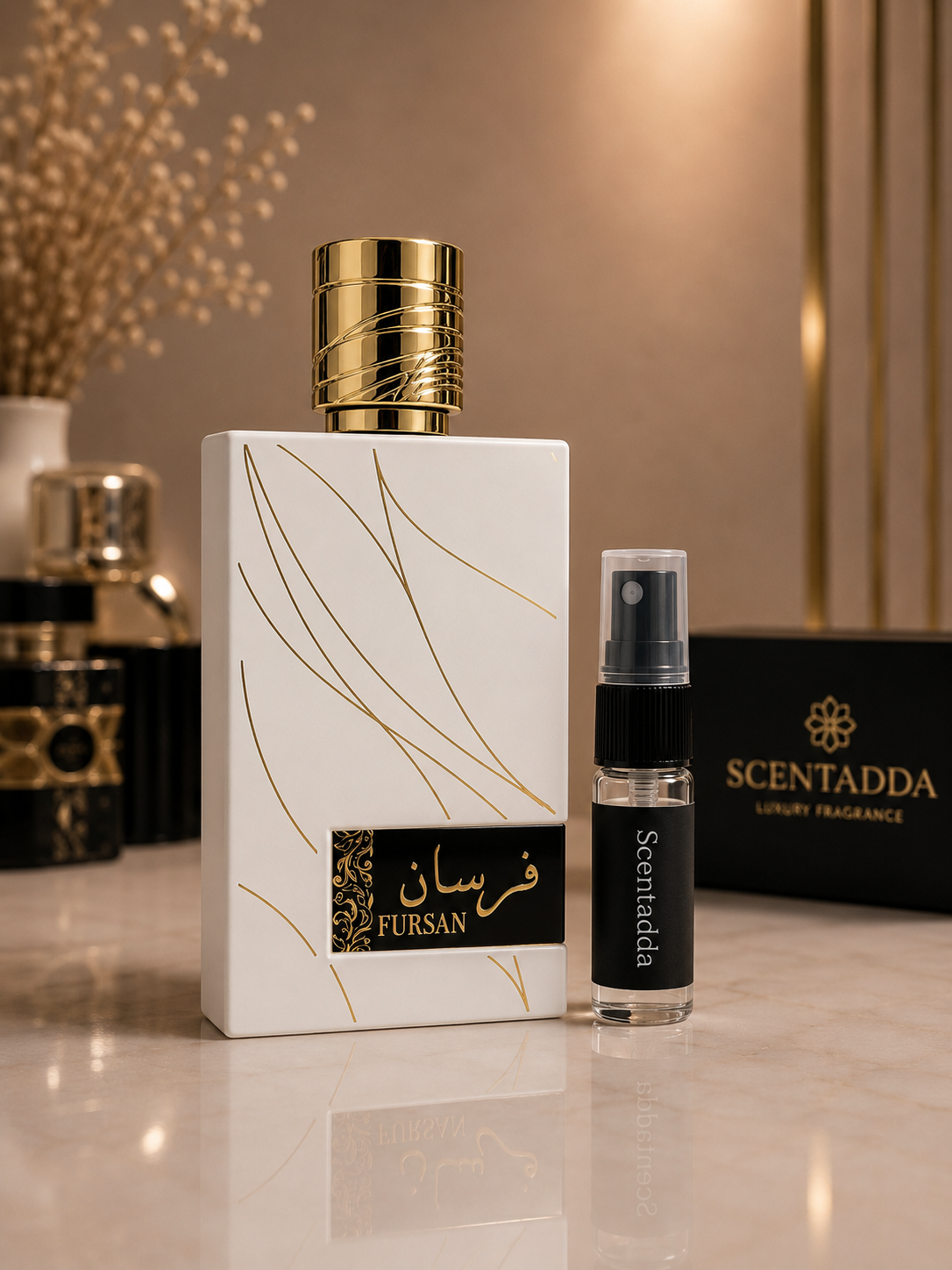 Lattafa Fursan White 2ml Perfume Tester