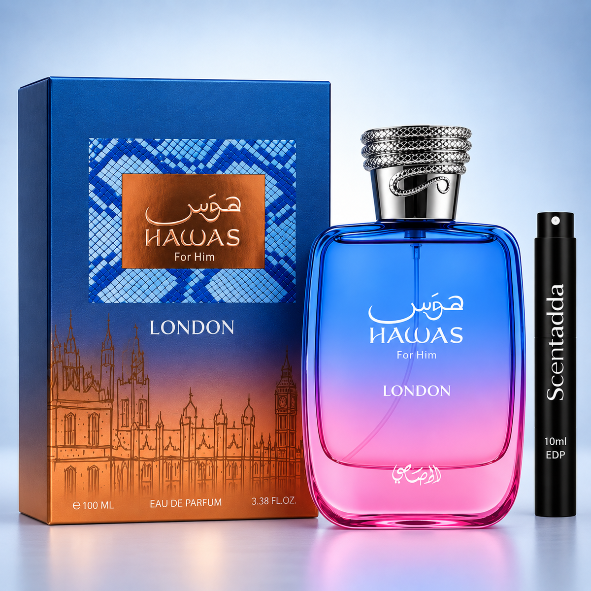 Buy Hawas London For Him 10ml Decant | Eau de Parfum for Men – ScentAdda