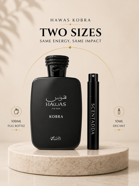 Rasasi Hawas Kobra 10ml Perfume Decant