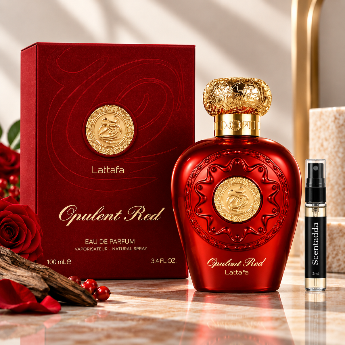 Lattafa Opulent Red 2ml Tester
