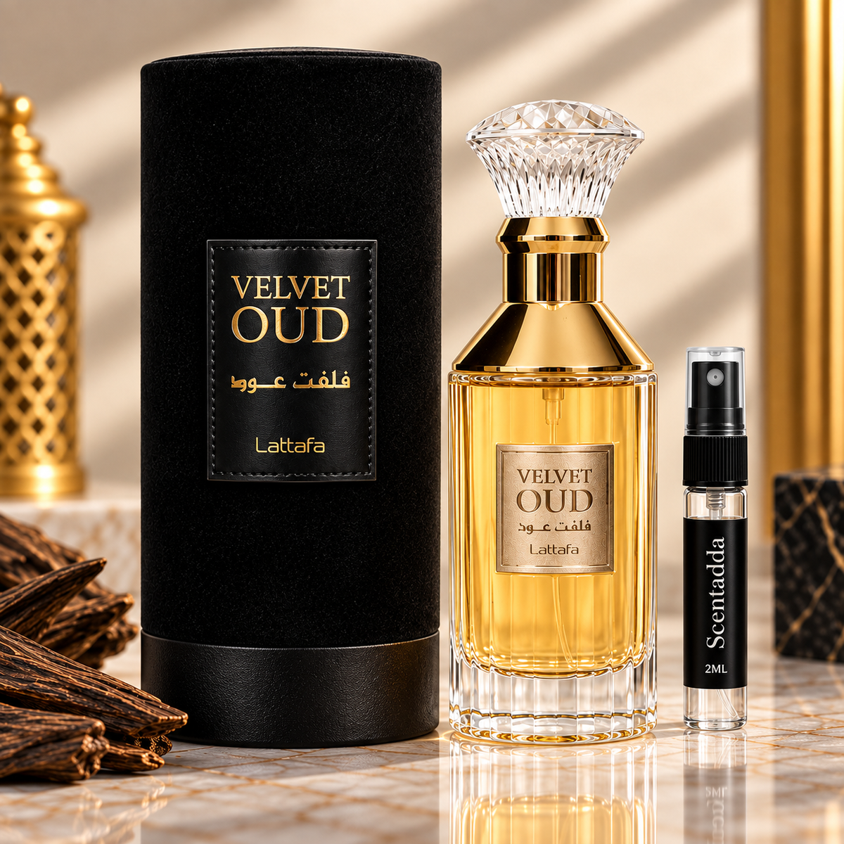 Lattafa Velvet Oud 2ml Tester